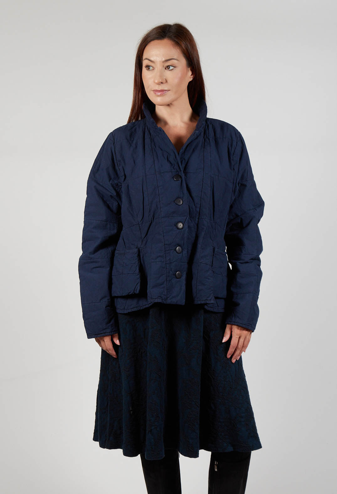 Goldselt Jacket in Nacht Blue