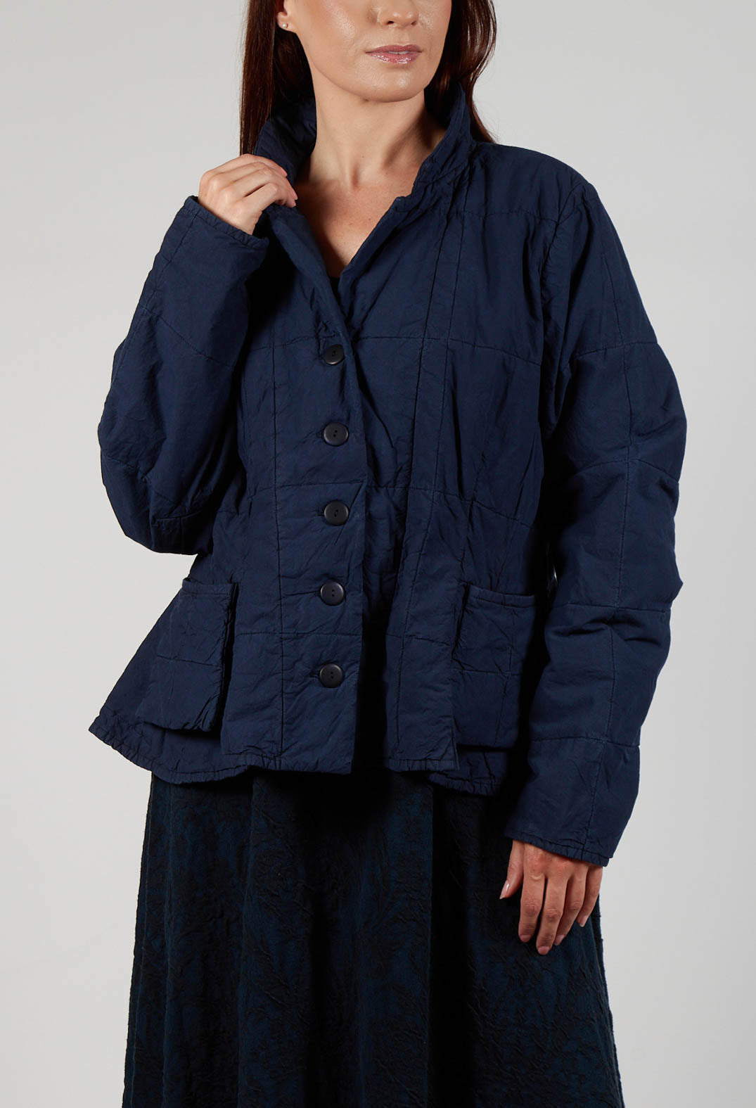 Goldselt Jacket in Nacht Blue