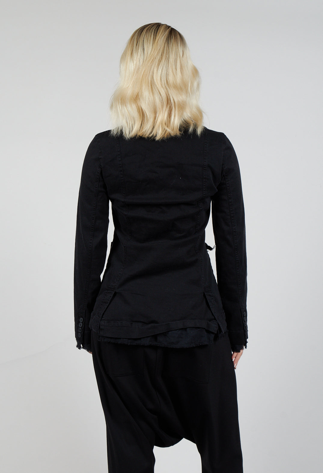 Asymmetric Jacket in Black