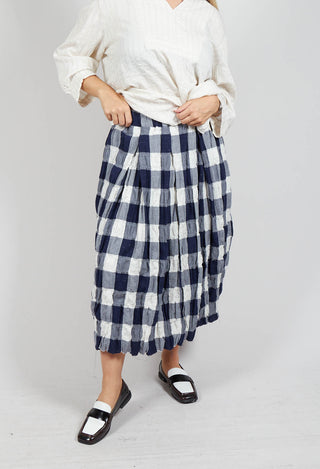 Justin Skirt in Blue Check