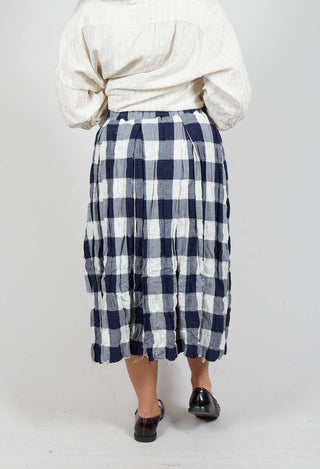 Justin Skirt in Blue Check