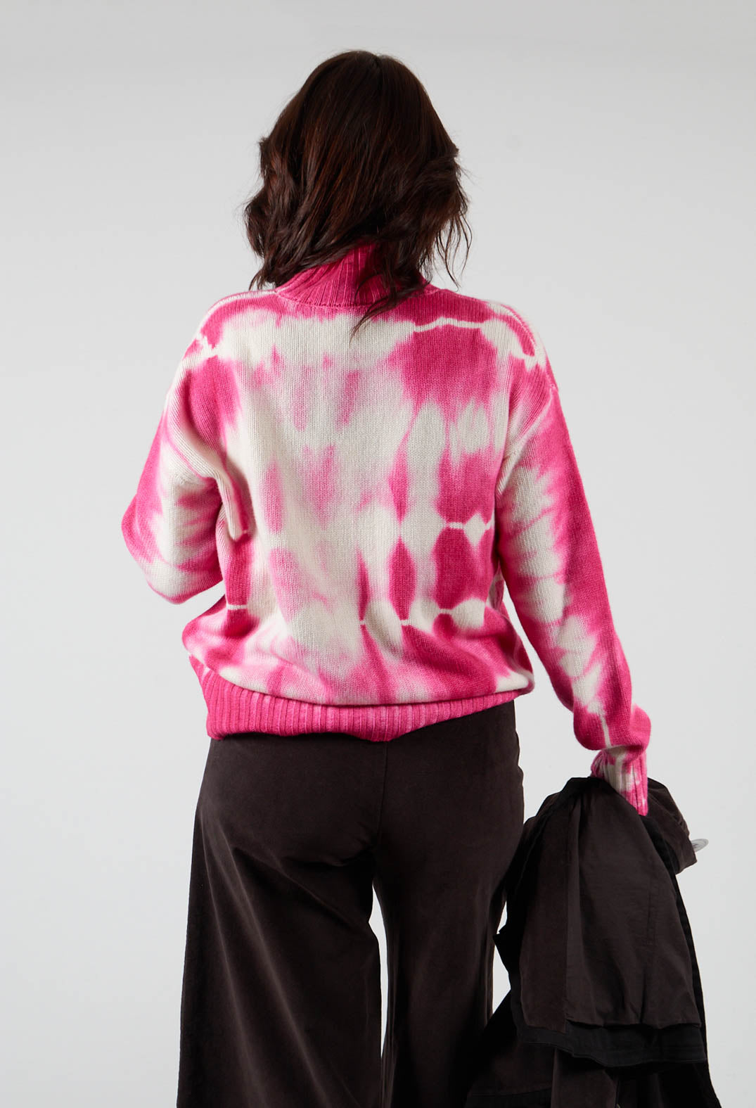 High Neck Jumper in Pink