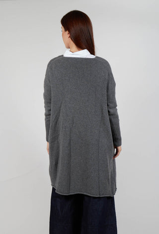 Long Cardigan in Grey