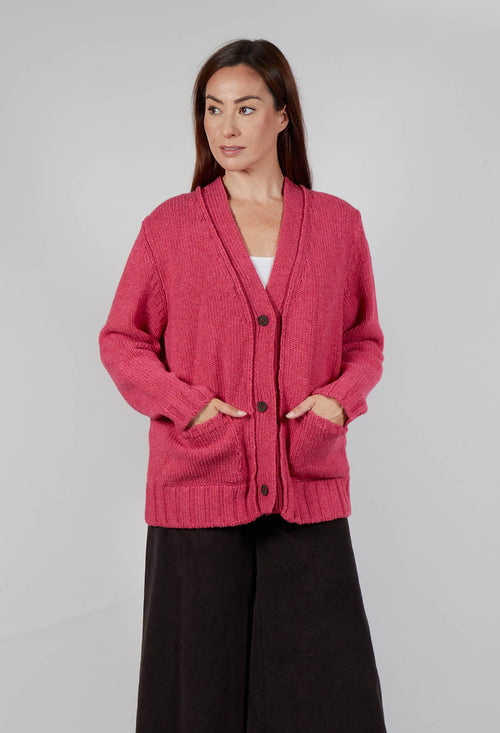 Cardigan in Pink