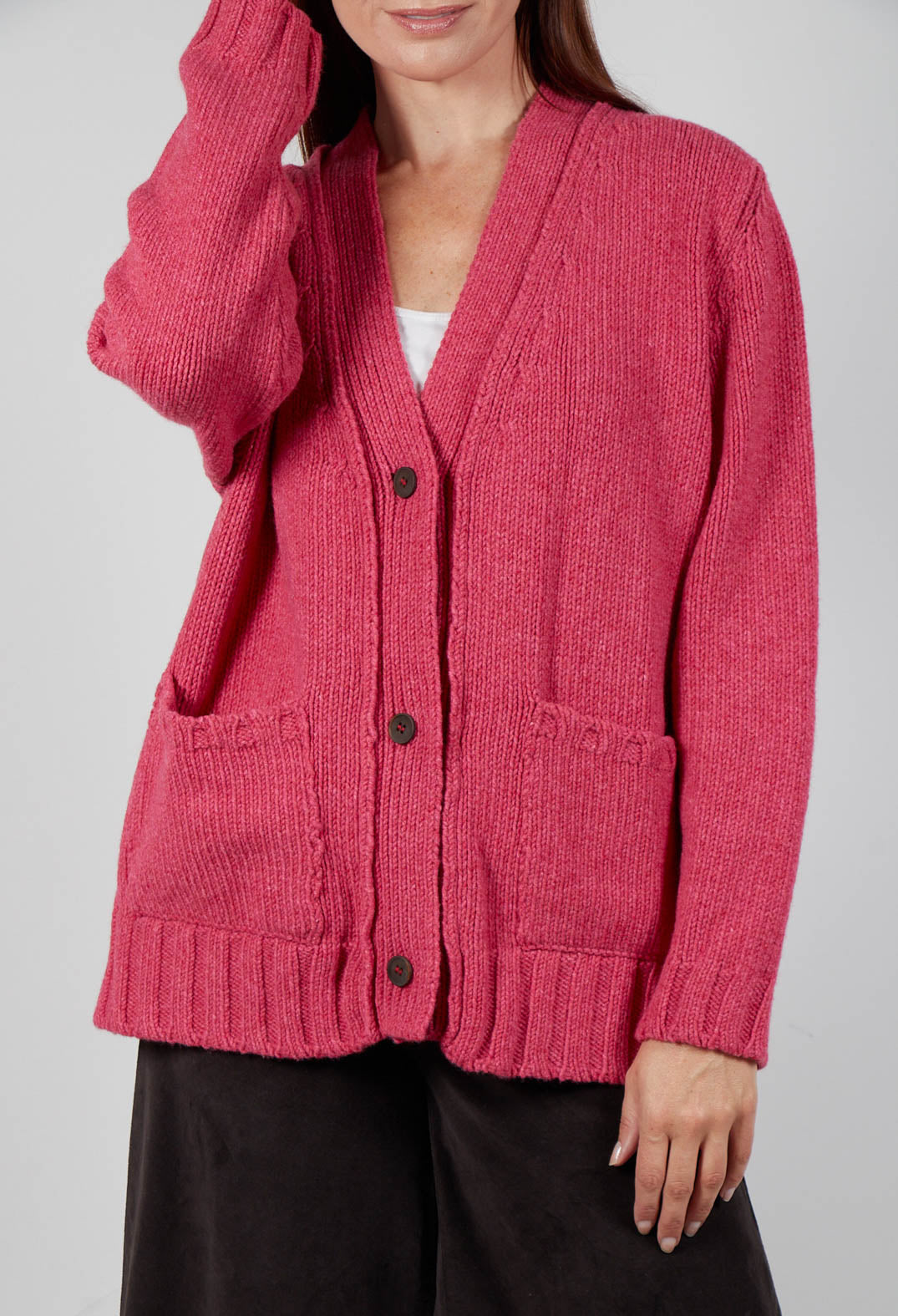 Cardigan in Pink