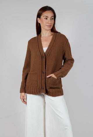 Cardigan in Brown