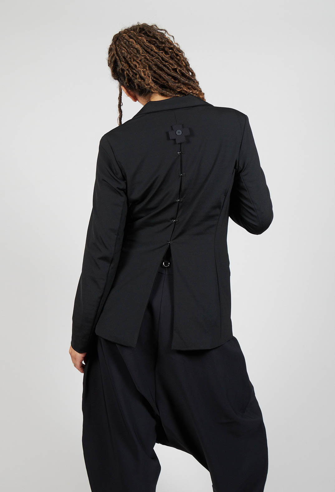 Two Row Jacket in Black