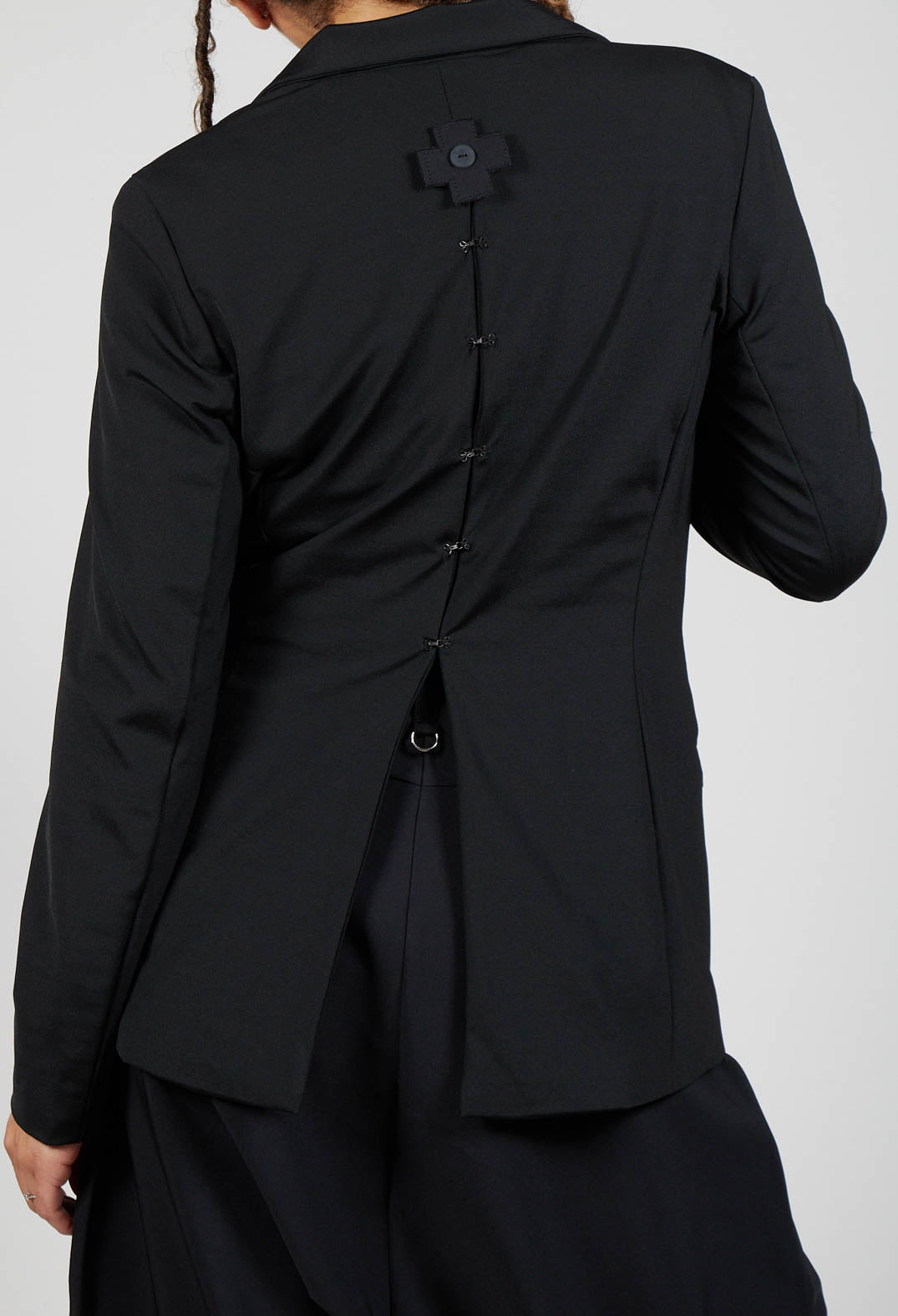 Two Row Jacket in Black