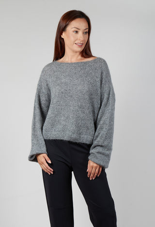 Glitter Pullover in Grey