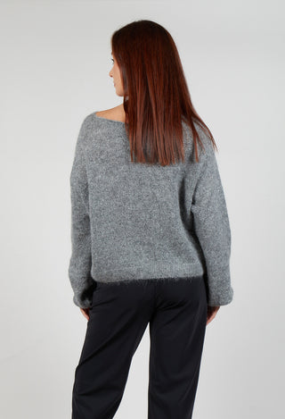 Glitter Pullover in Grey