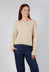 Glitter Pullover in Beige