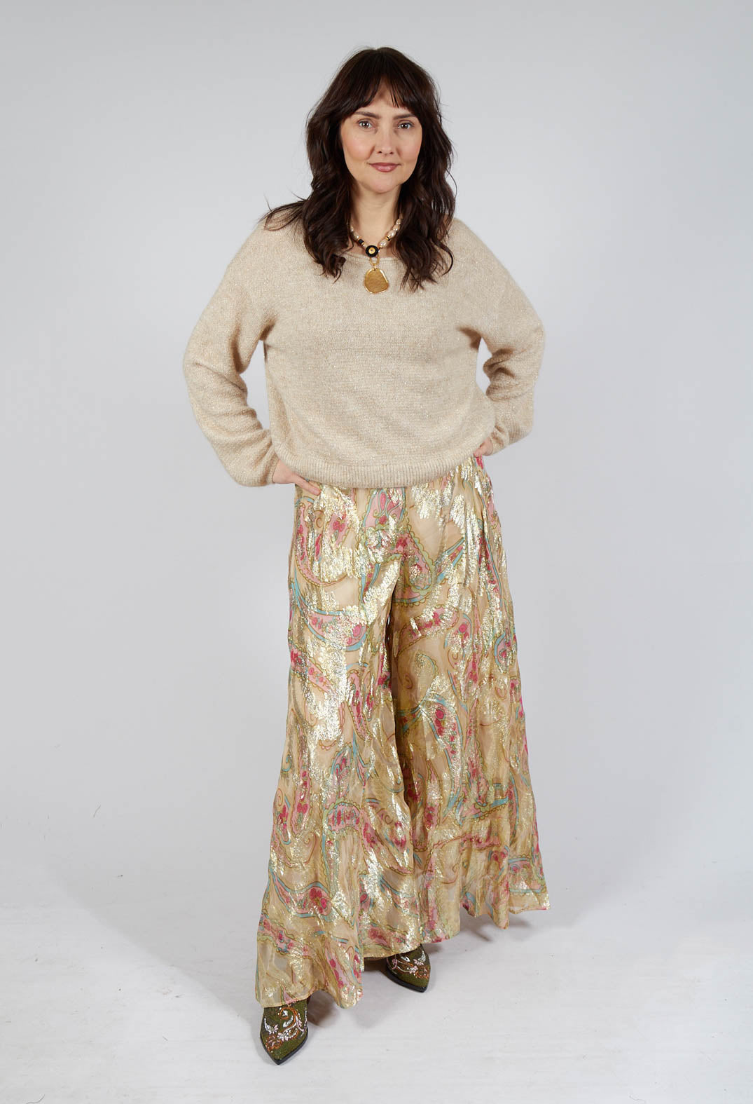 Faby Pants in Golden Pink