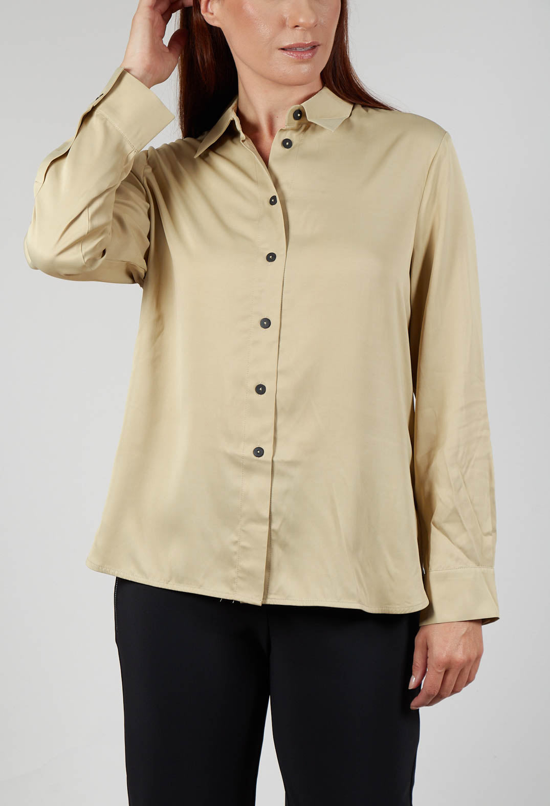 Button Up Shirt in Beige