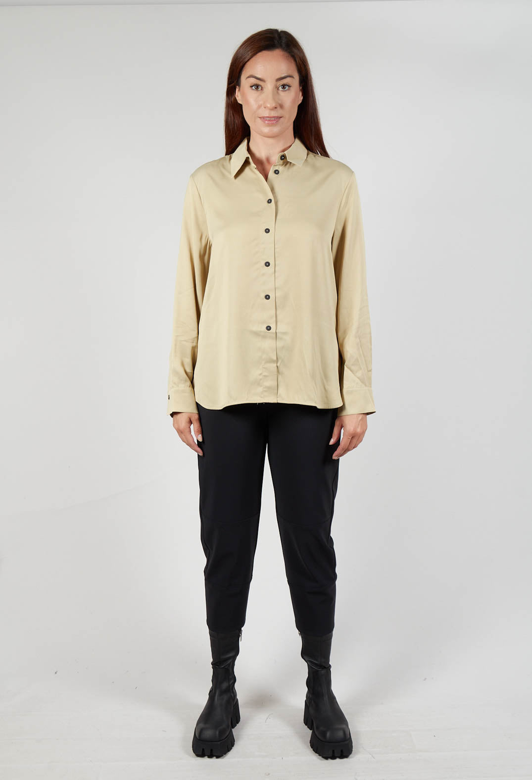 Button Up Shirt in Beige