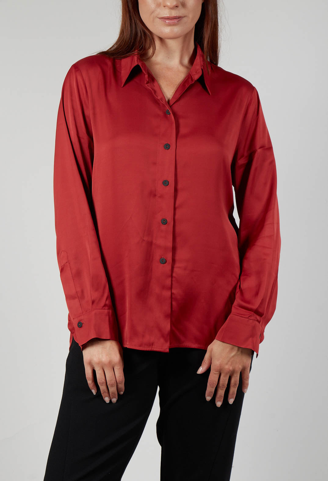 Button Up Shirt in Red