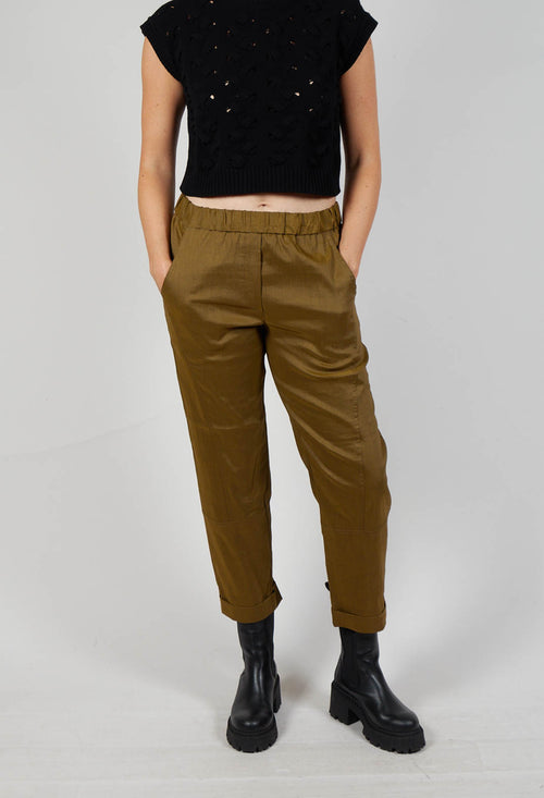 Utility Trousers in Mustard