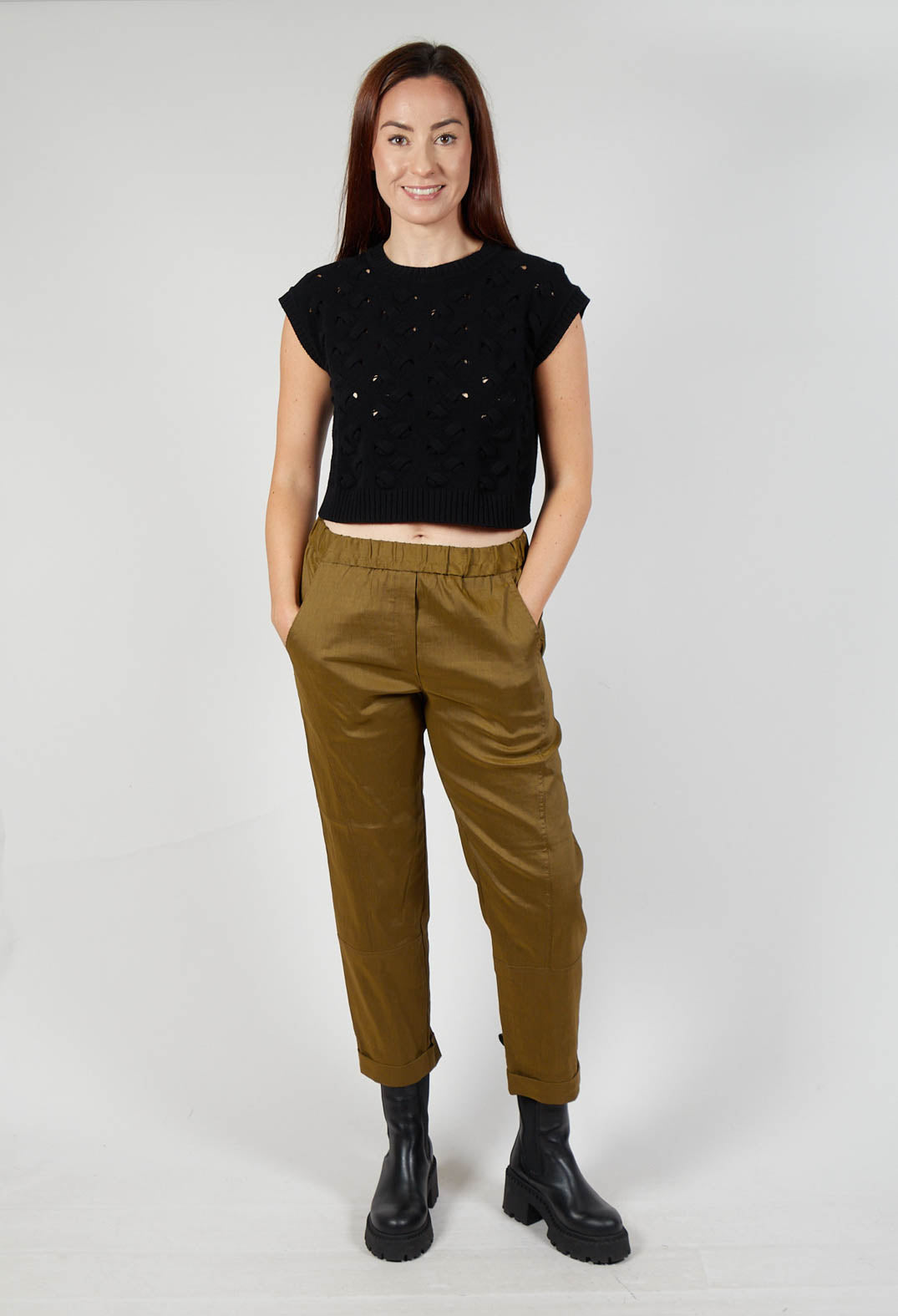 Utility Trousers in Mustard