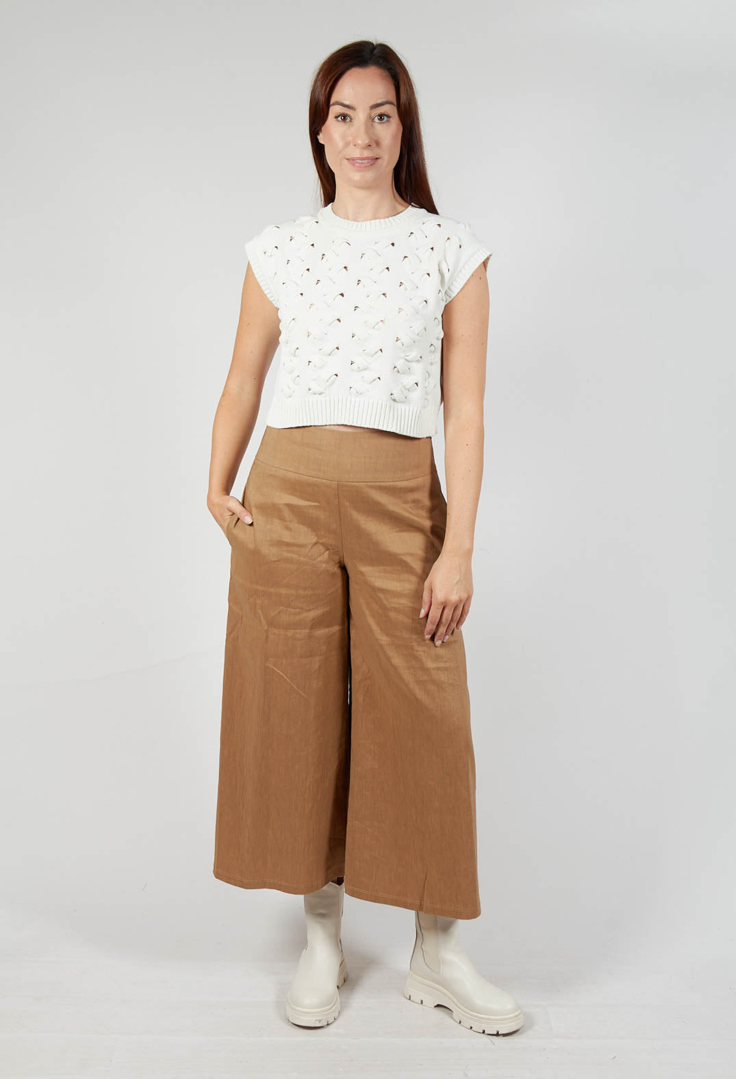 Vanessa Trousers in Beige