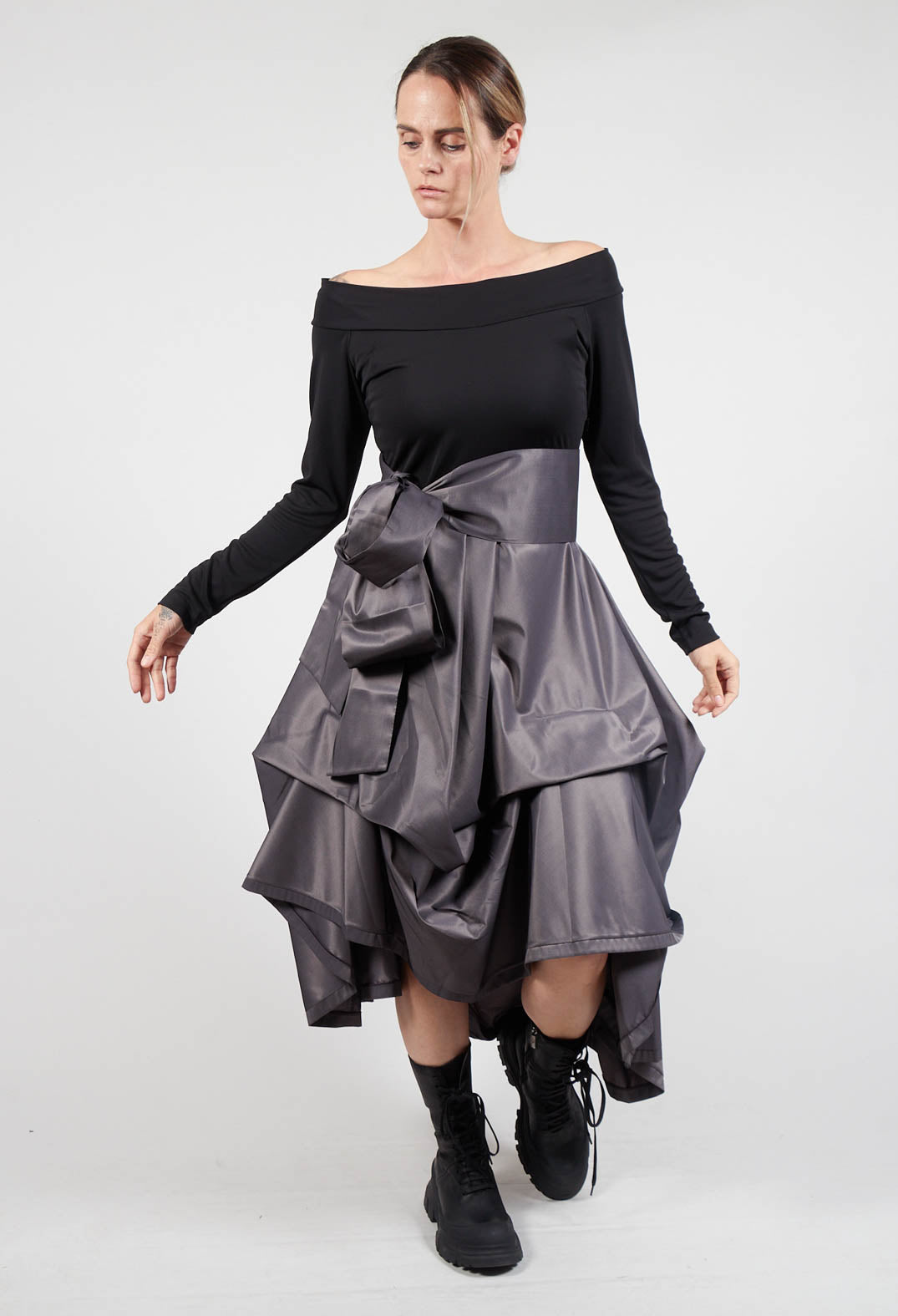 Dress Ftic9 In Black Stone Grey