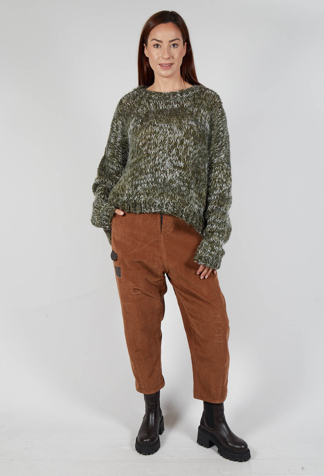 Loose Knit Jumper in Tabacco