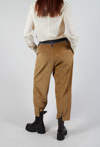 Corduroy Utility Trousers in Original Brown