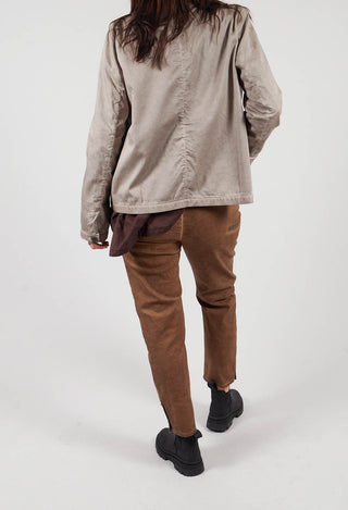 Bleached Jean Trousers in Brown