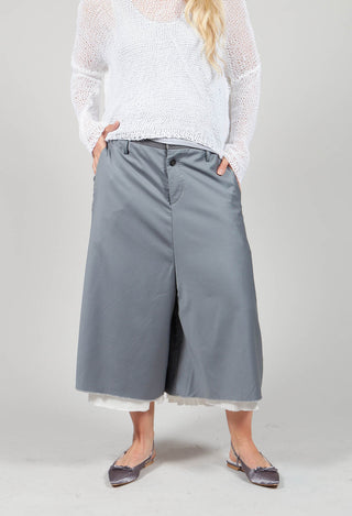 Frill Culottes in Original Grey