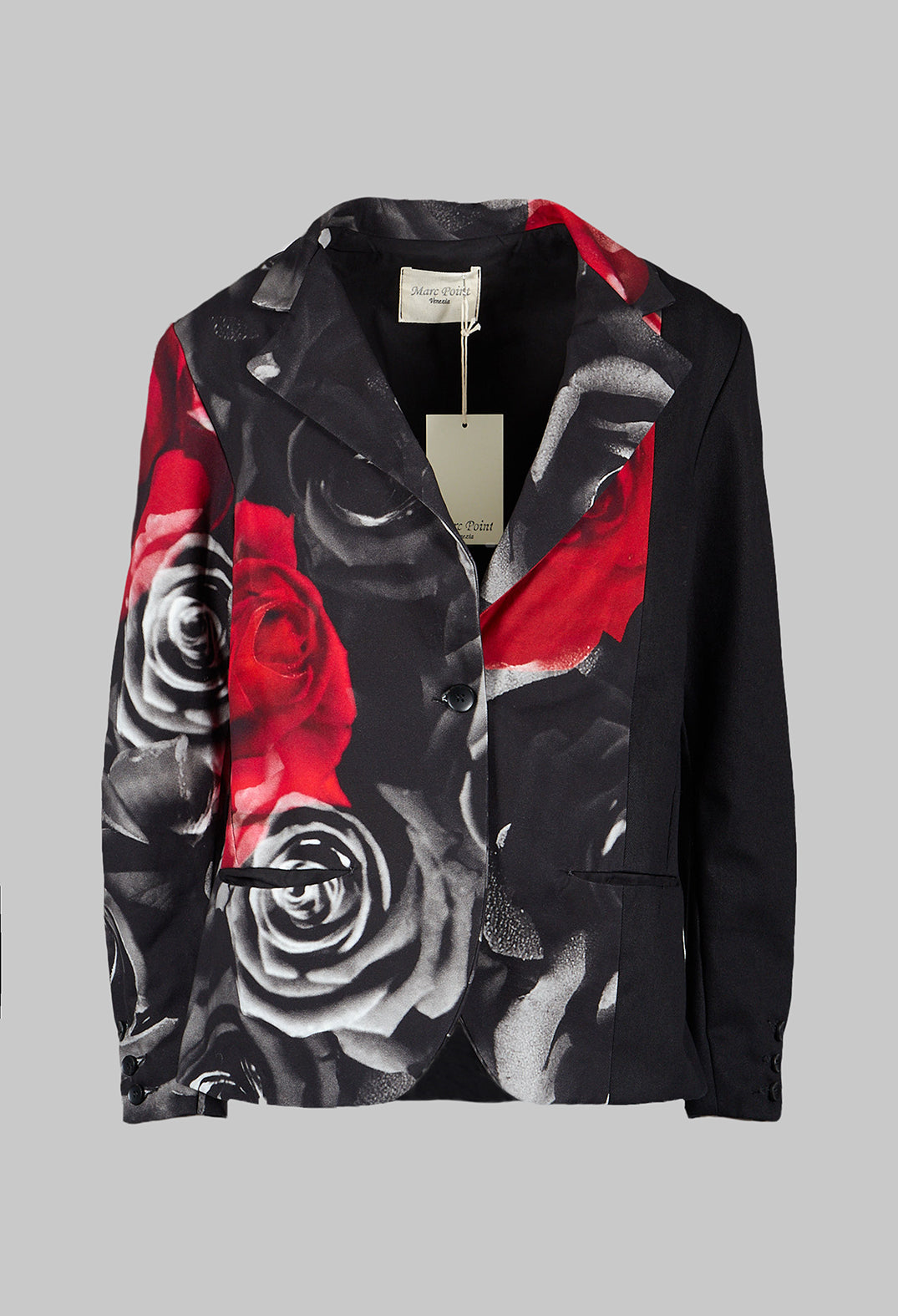 Rose sale print blazer