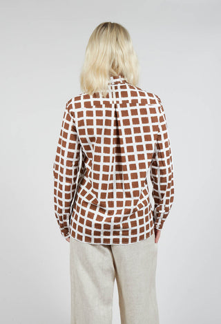 Chinzia Shirt in Brown Check