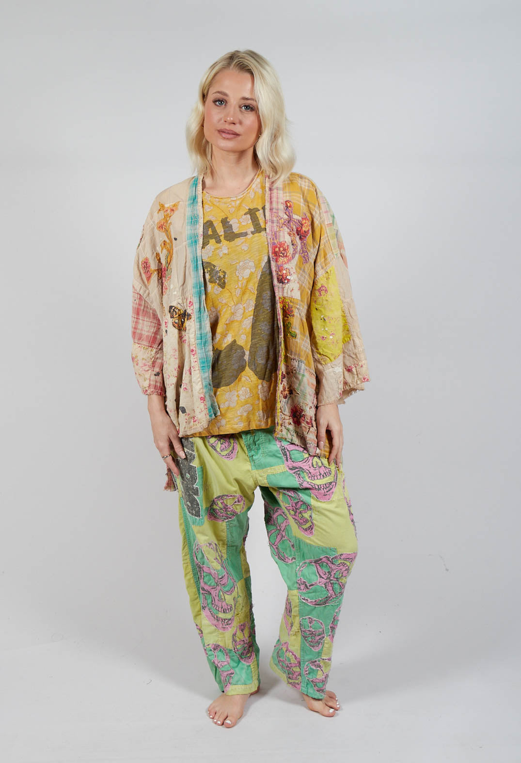 Patchwork Beatix Kimono in Madras App