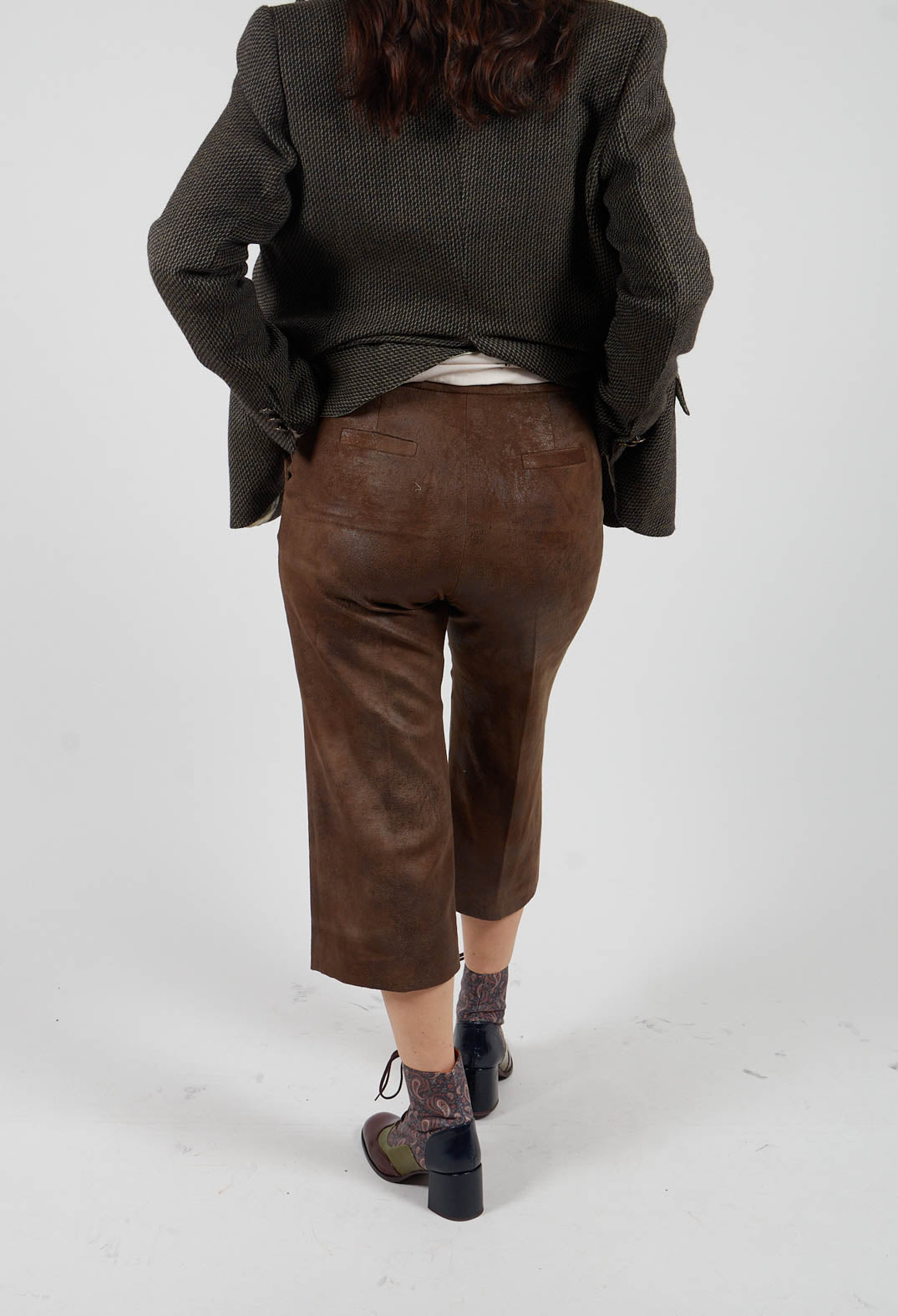 Cropped York Pants in Khaki