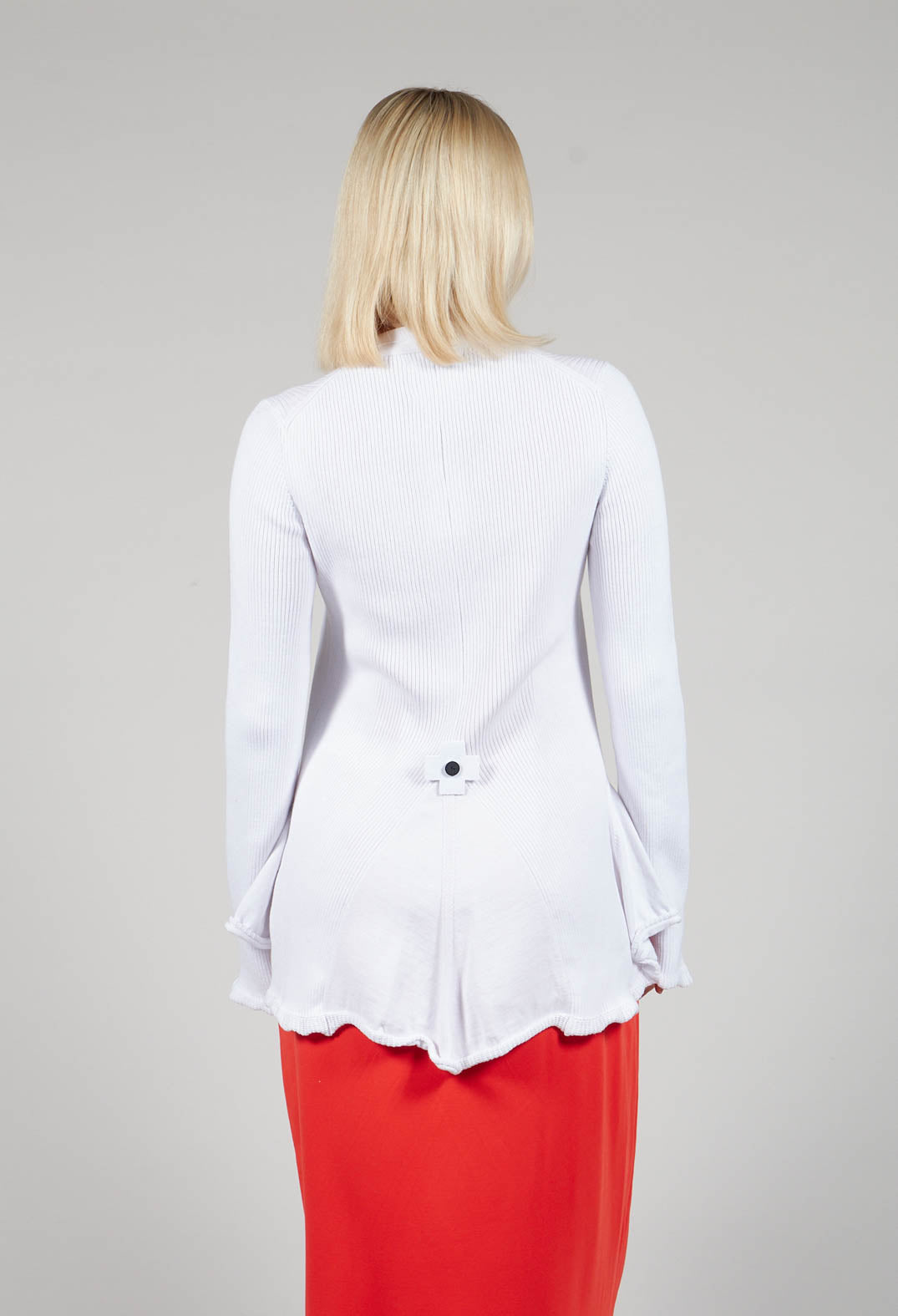 Cotton Cardigan in White