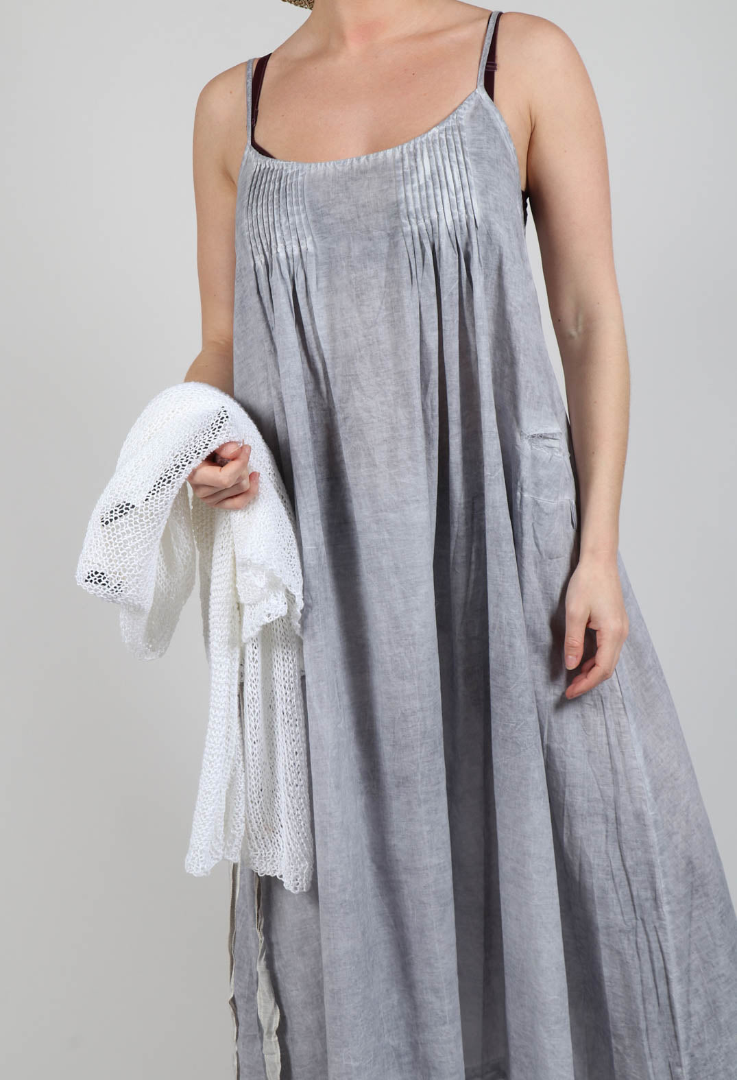 Tie Dress in Original Grey