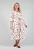 Roele Dress in Red Flower Print