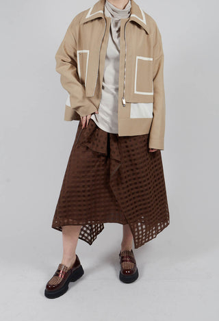 Notorious Skirt in Brown Check