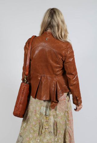 Suspense Leather Jacket in Brown