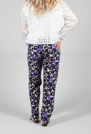 Proceed Trousers in Purple Floral