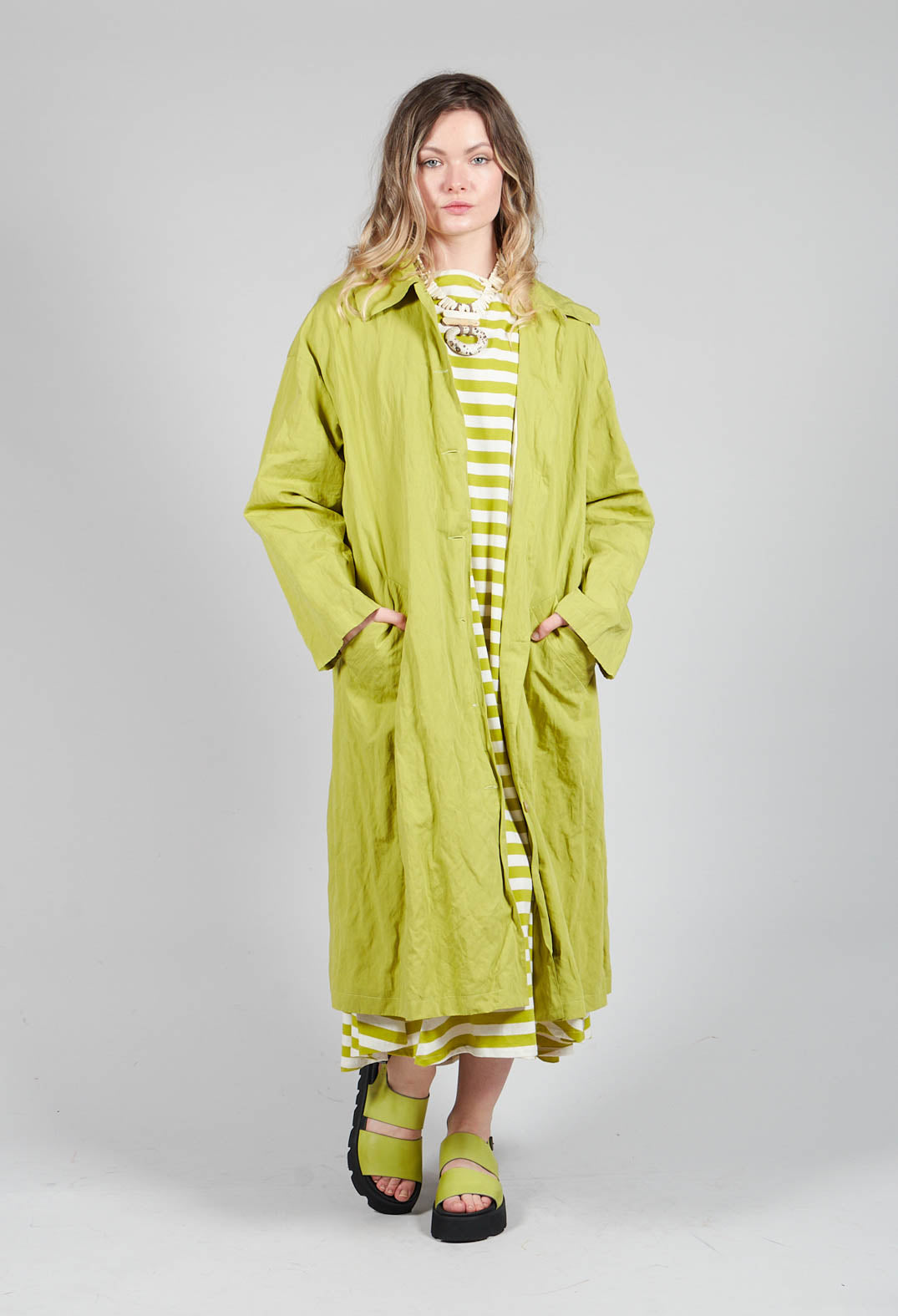 Oversized T-Shirt Dress in Pistachio