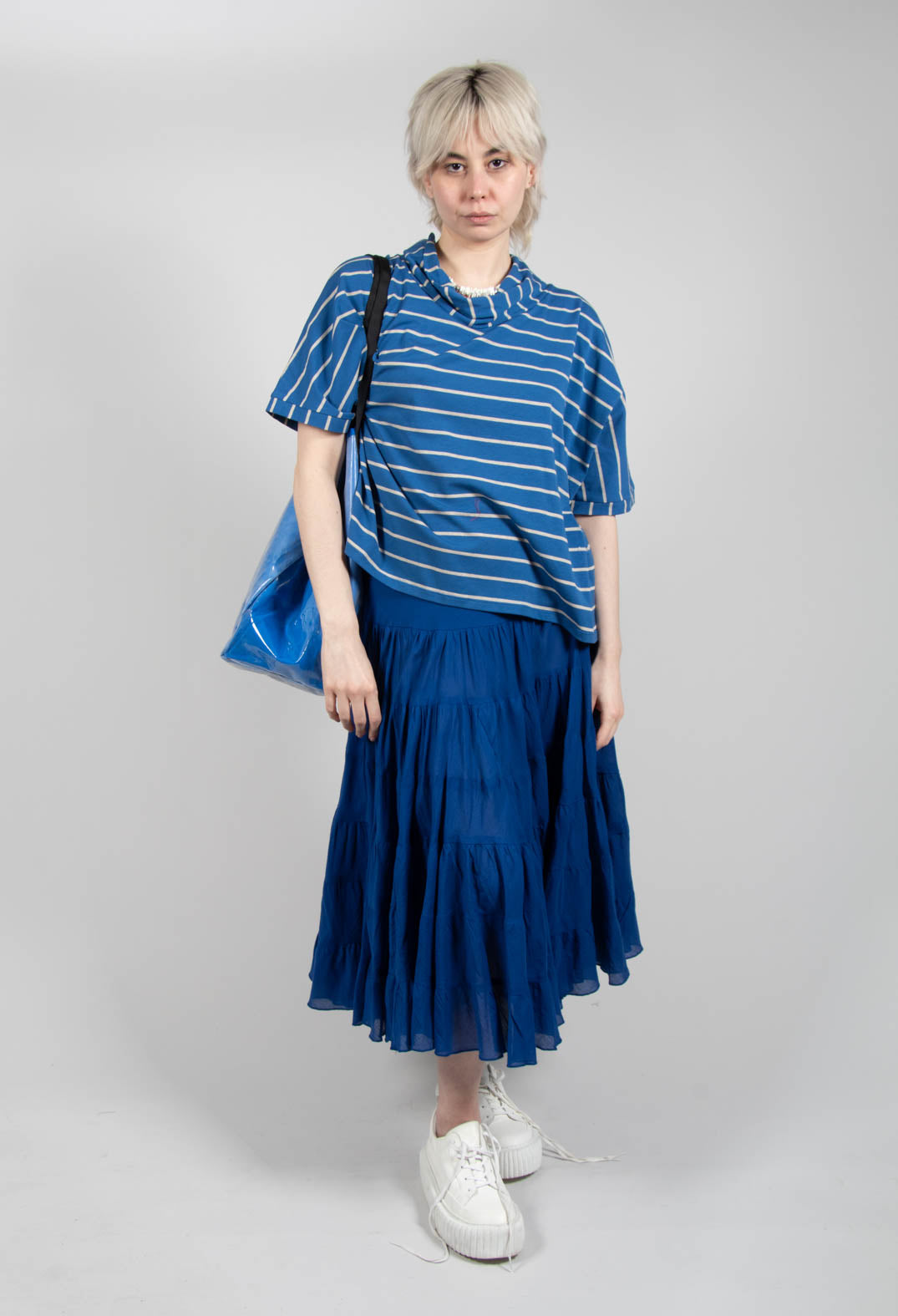 Striped Cotton Top in Sabbia