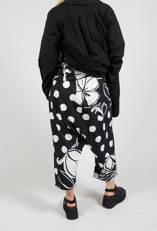 Drop-Crotch Polka Dot in Original Black