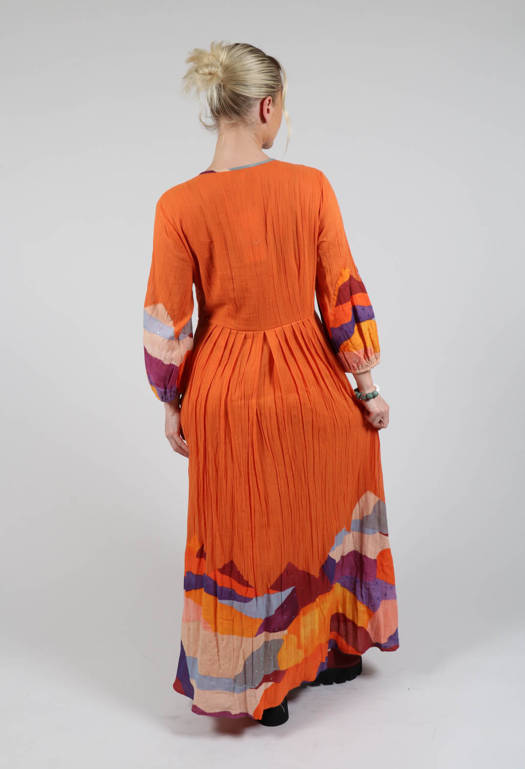 Theatral Dress in Orange