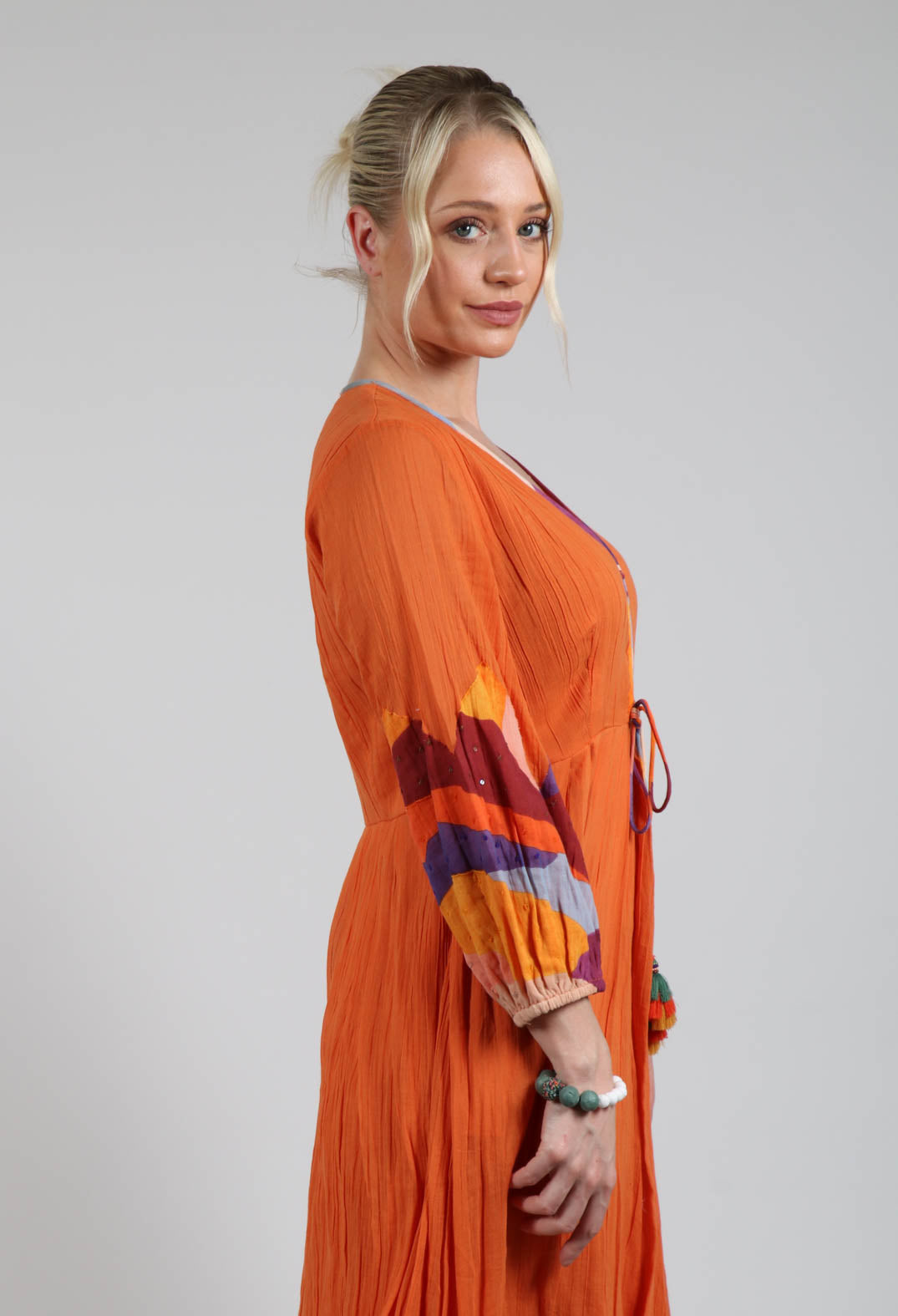 Theatral Dress in Orange