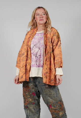 Julian Floral Kimono in Marmalade