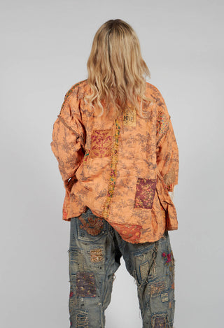 Julian Floral Kimono in Marmalade