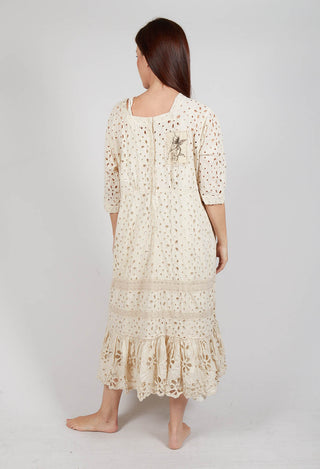 Eyelet Haru Dress in Moonlight