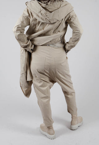 Trousers with Statement Pockets in Eraser