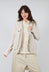 Button Jacket in Bone Mel