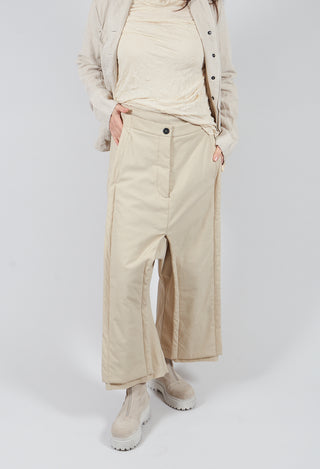 Double Front Trousers in Bone