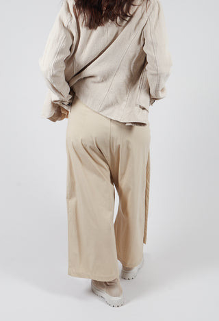 Double Front Trousers in Bone