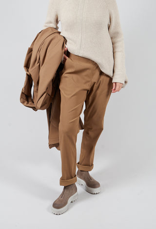 Slim Trousers in Camel